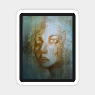 Magda (Sketch Portrait) Magnet