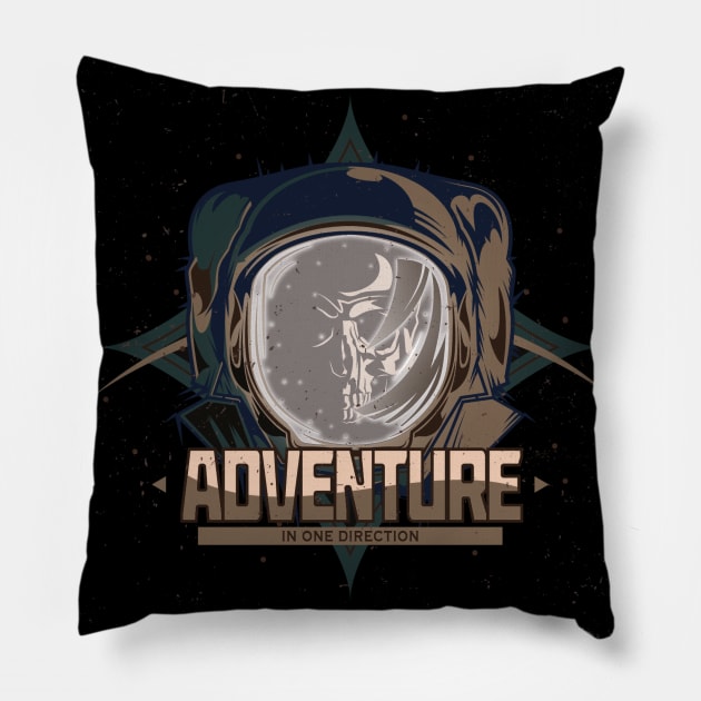 Space one way to adwenture Pillow by DoubleDv60