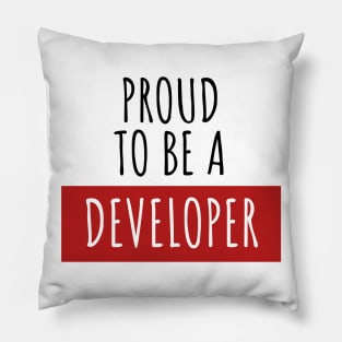 Proud to be a developer Pillow