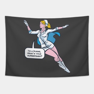 NURSE SUPERHERO Tapestry