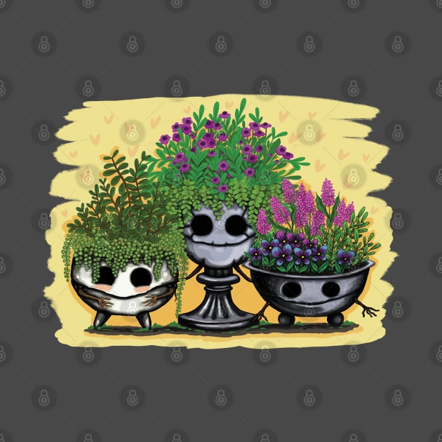 Plant pot trio by Raluca Iov