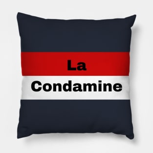 La Condamine City in Monaco Flag Pillow