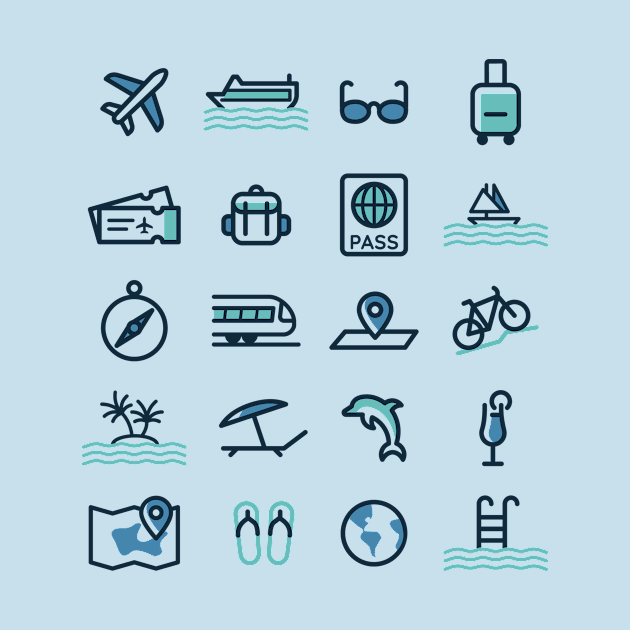 Travel Icons by JoeColors