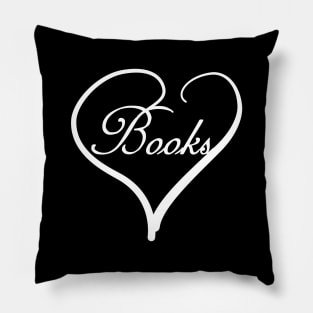 I love books heart Pillow