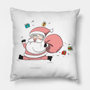 Pink Santa Pillow