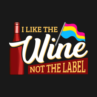 Pansexual Pan Pride Wine T-Shirt
