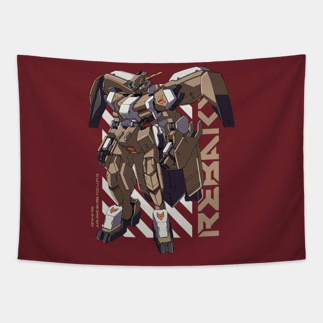 Gundam Gusion Rebake Full City Tapestry by Shapwac12