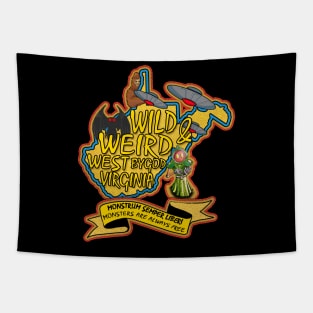 Wild & Weird Monsters WV Day Edition Tapestry