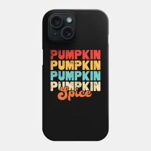 Pumpkin Spice Retro Vintage Fall, Halloween and Thanksgiving Phone Case