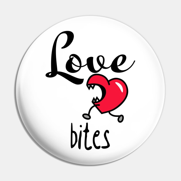 Love bites Pin by schlag.art