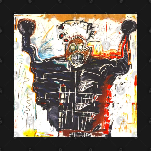 Basquiat Inspired Art by AbstractArt14