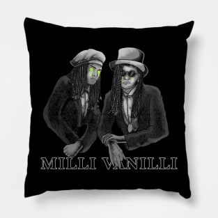 Milli Vanilli - Aesthetic Design Creepy Style Pillow