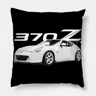 jdm white 350z 370z racing nissan Pillow