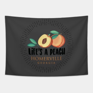 Life's a Peach Homerville, Georgia Tapestry