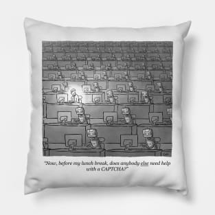 Robo Captcha Pillow