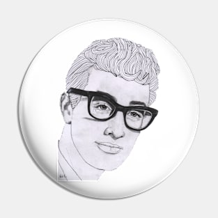 Buddy Holly Pin