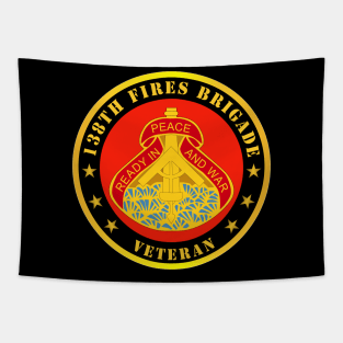 138th Fires Bde DUI  - Veteran Tapestry