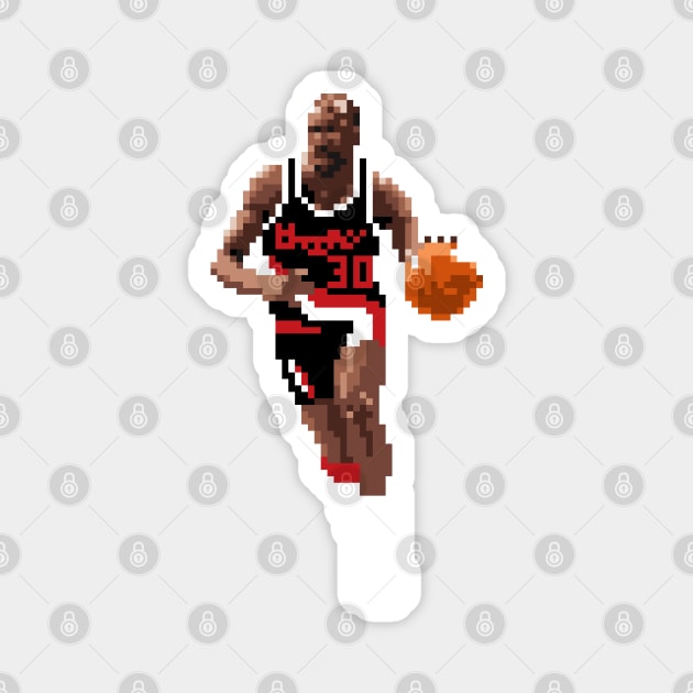 Terry Porter Pixel Dribble Magnet by qiangdade