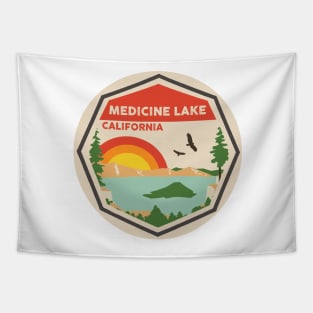 Medicine Lake California Colorful Scene Tapestry