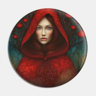 Mary Magdalene Red Riding Hood Pin