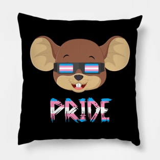 Mouse Transgender Flag Lgbt Pillow