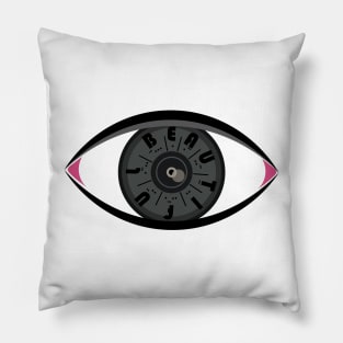 Beautiful Morse Code Eye Pillow