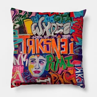 TRKSNEi Graffiti Pillow