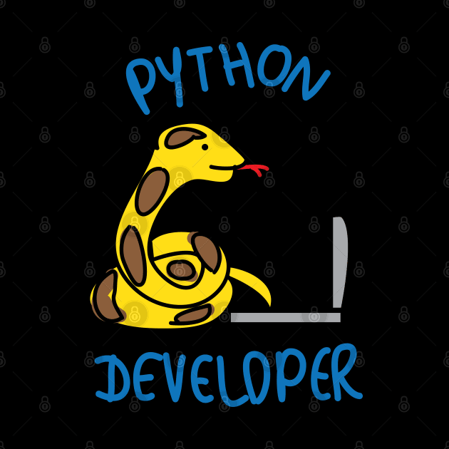 Python program developer pun by 4wardlabel