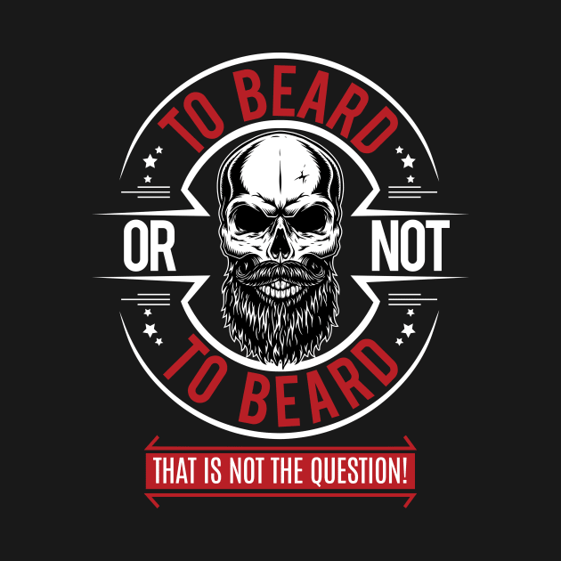 To Beard Or Not To Beard Skull by mmoskon