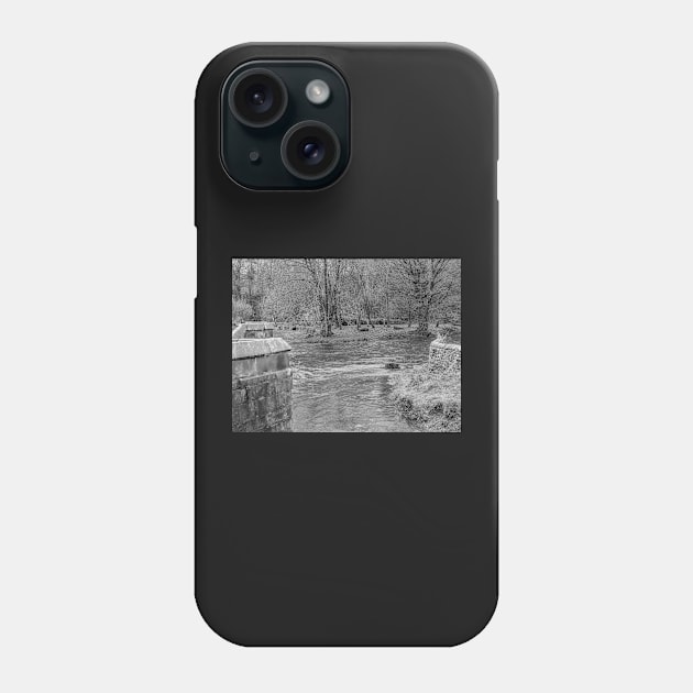 A view over the River Wye in Bakewell, Derbyshire Phone Case by yackers1