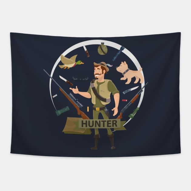 Hunter Tapestry by Mako Design 