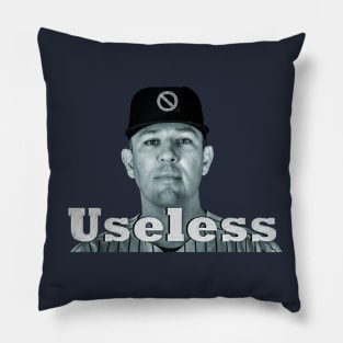 Useless NYY Hitting Coach Design Pillow