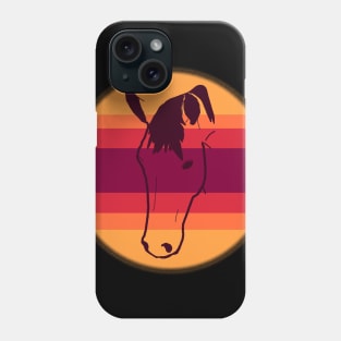 Sunset horse face Phone Case