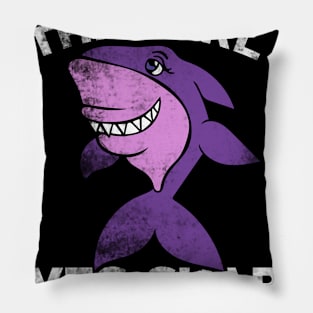 This girl loves sharks Pillow