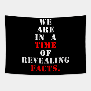 We are in a time of revealing facts Tapestry