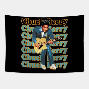 Berry's Guitar Heroics on a Cool Shirt Tapestry