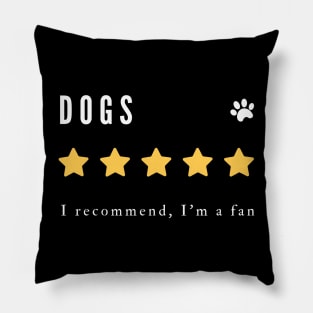 Five stars for dogs Pillow