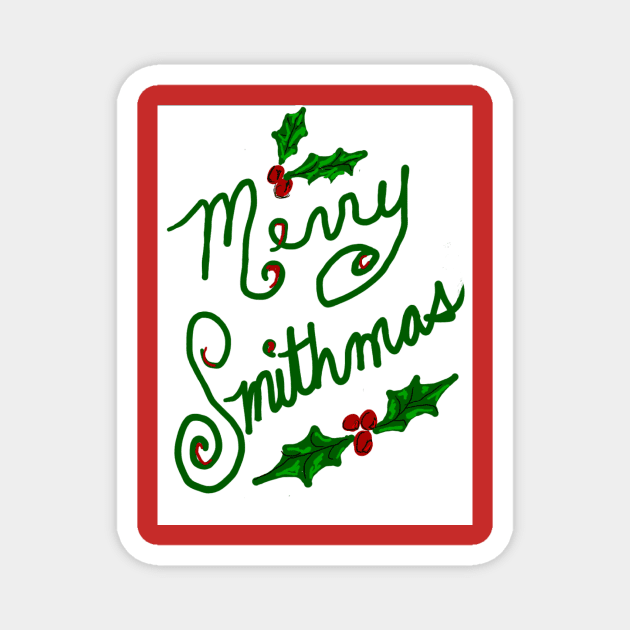 Merry Smithmas! Magnet by DancingCreek