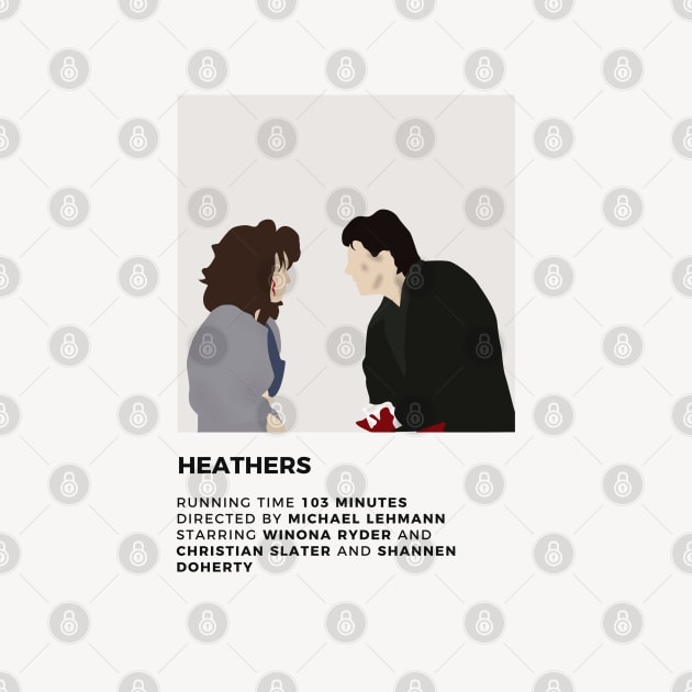 Heathers Minimalist Poster by honeydesigns