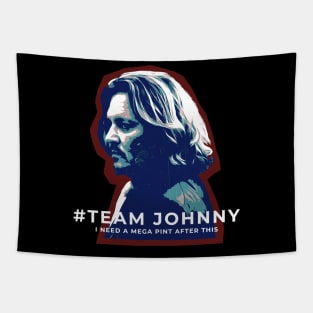 Team johnny depp Tapestry