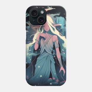 Celestial Forest Elf Guardian Phone Case