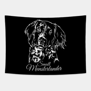 Small Munsterlander dog lover portrait Tapestry