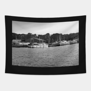 A view across the River Ant from Barton Turf staithe Tapestry