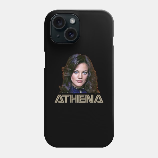 Battlestar Galactica - ATHENA! Phone Case by RetroZest