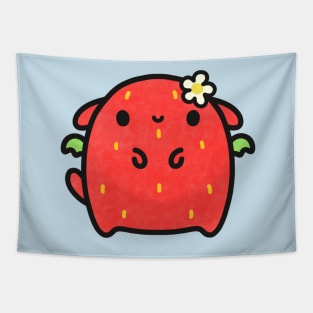 Cute strawberry dragon Tapestry