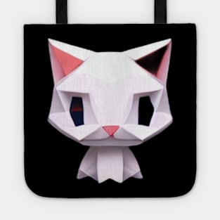 Origami Cat Bot Tote