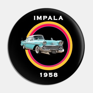 1958 Chevy Impala T-Shirt Pin