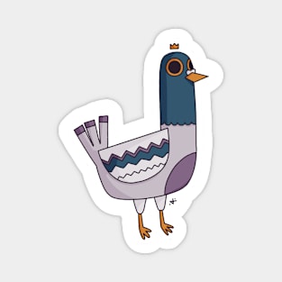 Pigeon Number Four Magnet