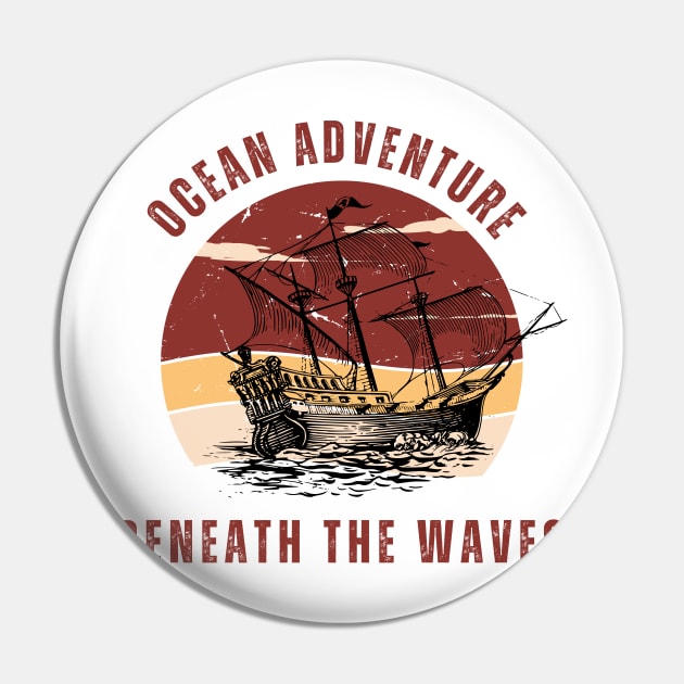 Ocean, adventure, sailing ship, retro, waves Pin by Arthifa