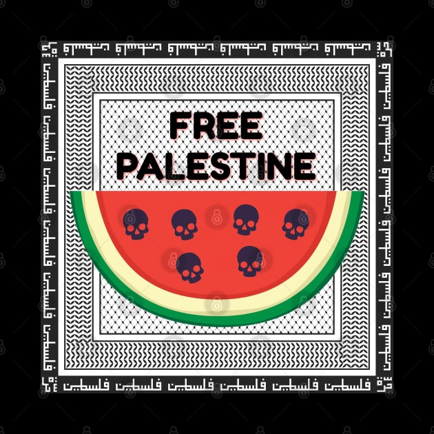 Free Palestine Keffiyeh by yaywow